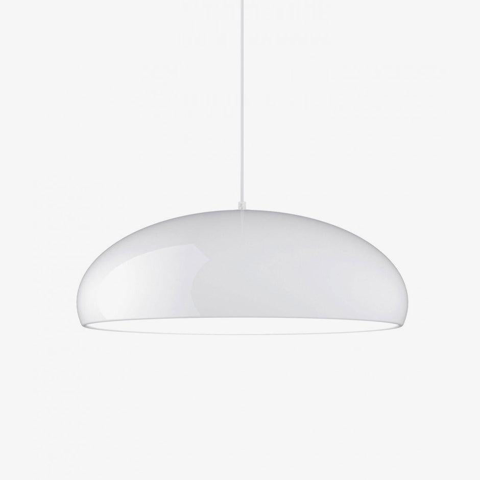 Bauhaus Smooth Semi-Elliptical Dome Pendant Light