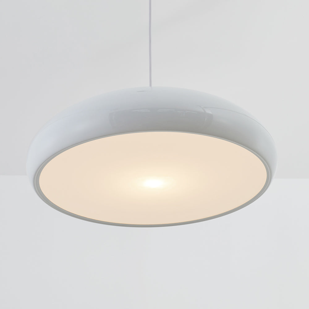 Bauhaus Smooth Semi-Elliptical Dome Pendant Light