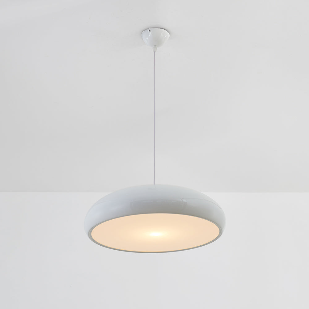 Bauhaus Smooth Semi-Elliptical Dome Pendant Light