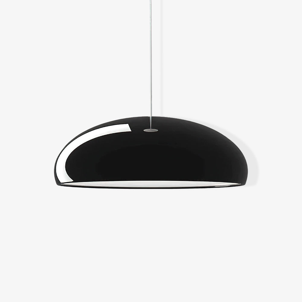 Bauhaus Smooth Semi-Elliptical Dome Pendant Light
