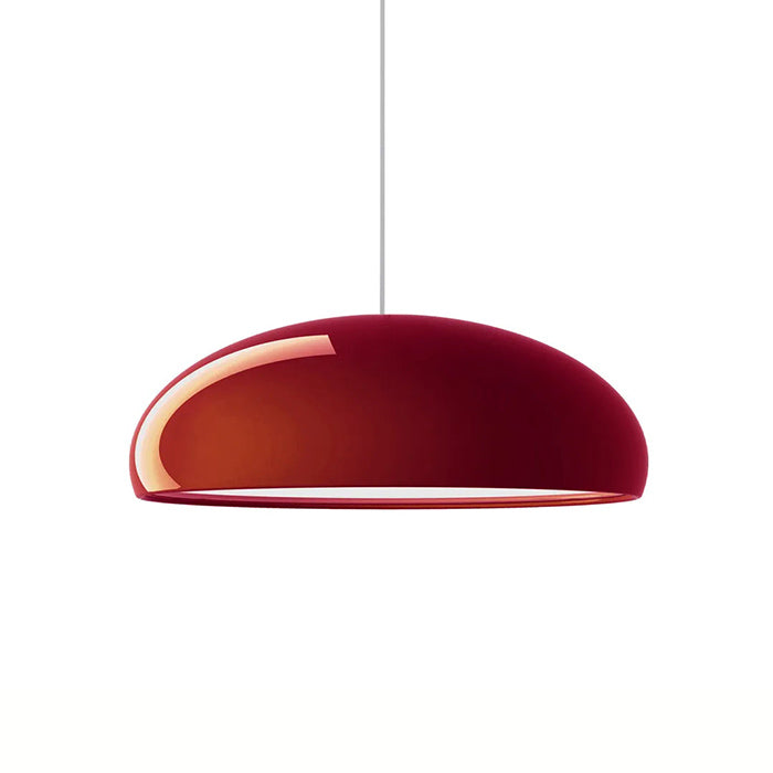 Bauhaus Smooth Semi-Elliptical Dome Pendant Light