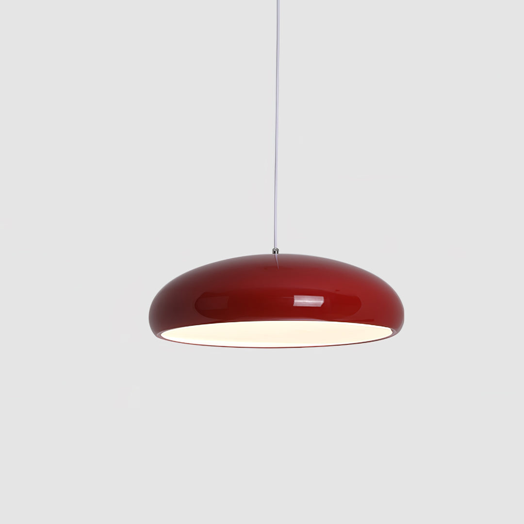Bauhaus Smooth Semi-Elliptical Dome Pendant Light