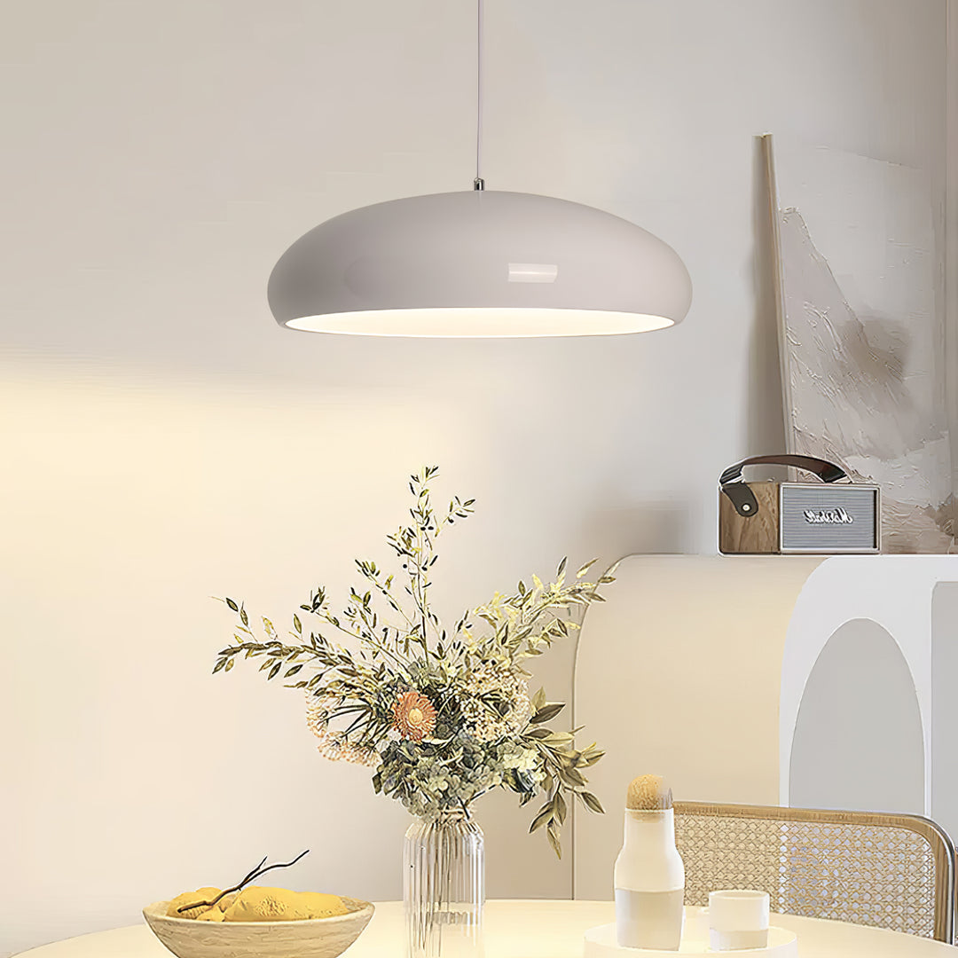Bauhaus Smooth Semi-Elliptical Dome Pendant Light