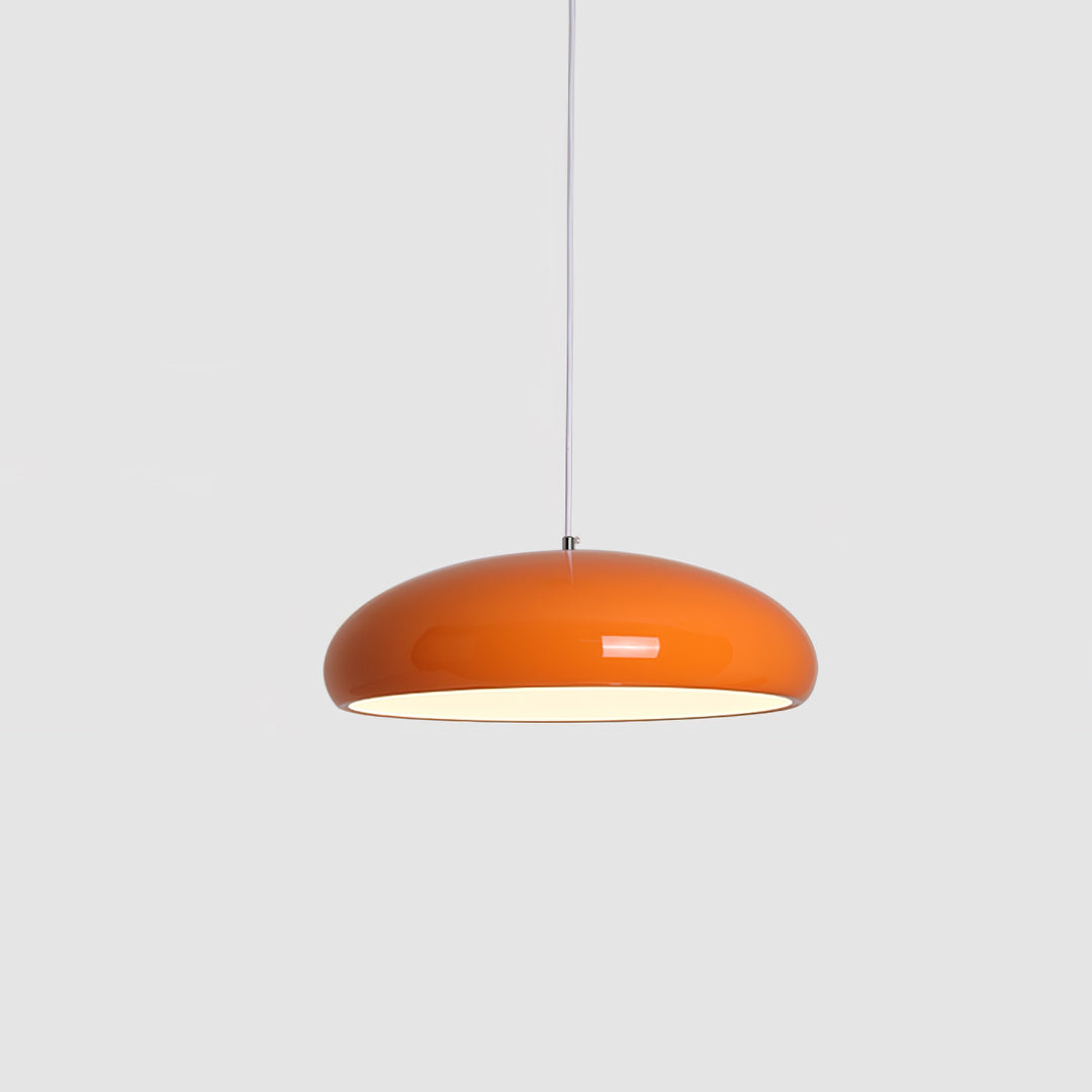 Bauhaus Smooth Semi-Elliptical Dome Pendant Light