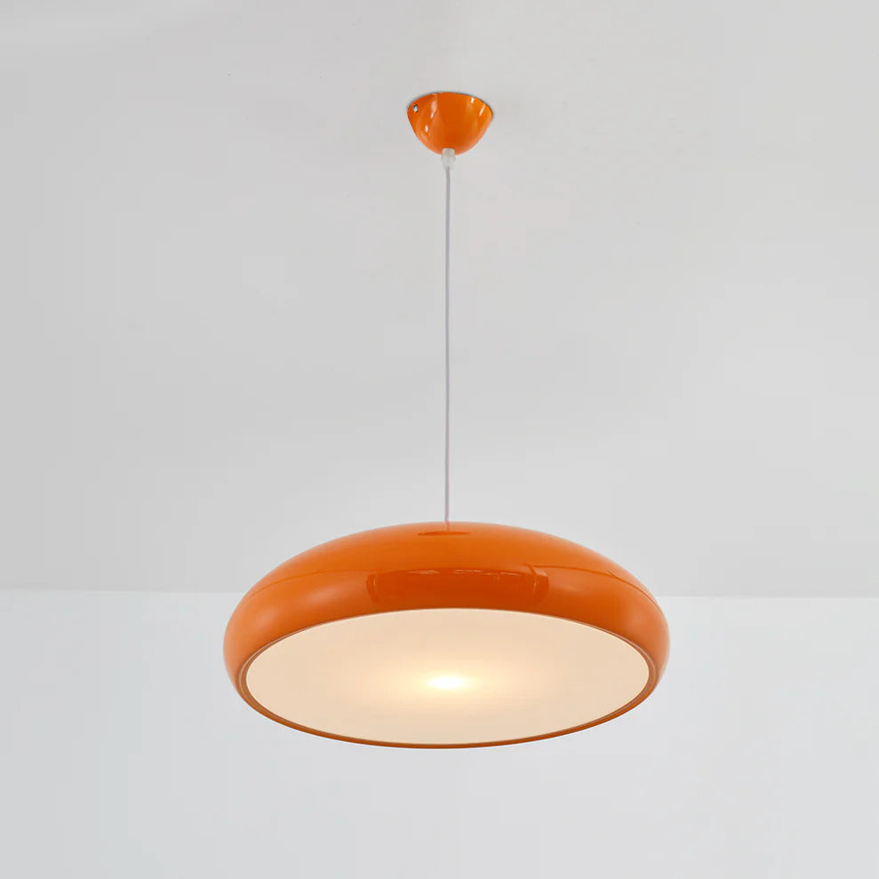 Bauhaus Smooth Semi-Elliptical Dome Pendant Light