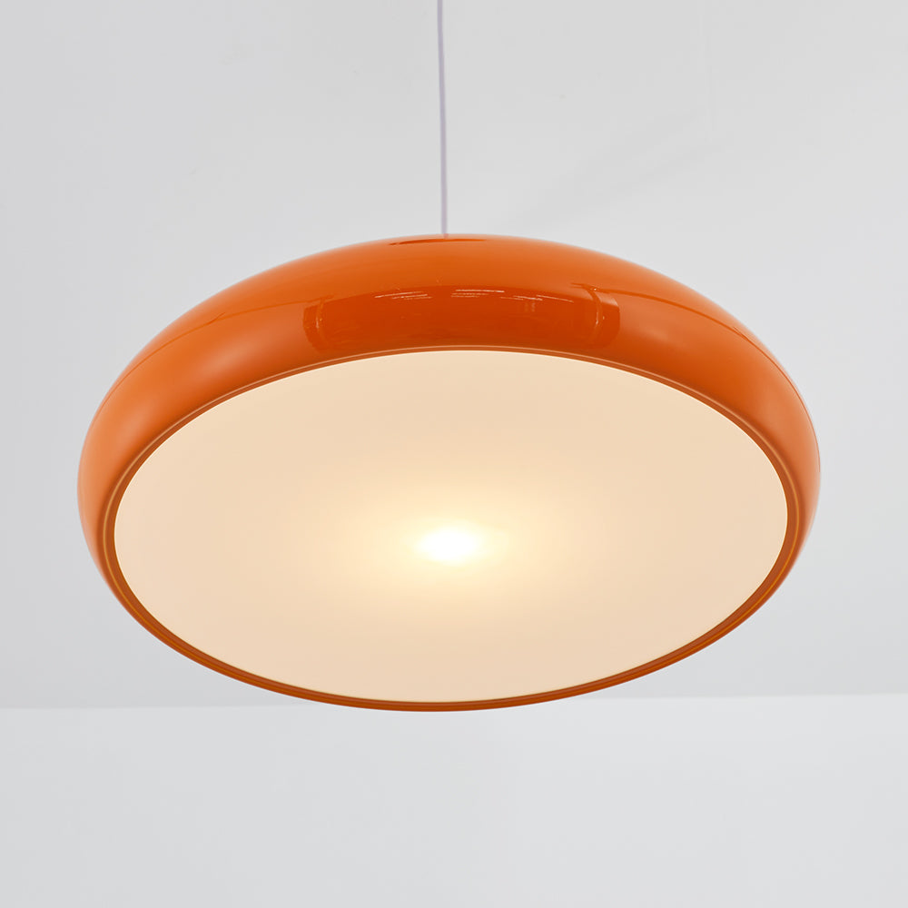 Bauhaus Smooth Semi-Elliptical Dome Pendant Light