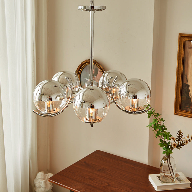 Mid-Century Pendant Light, Multi-Arm Design