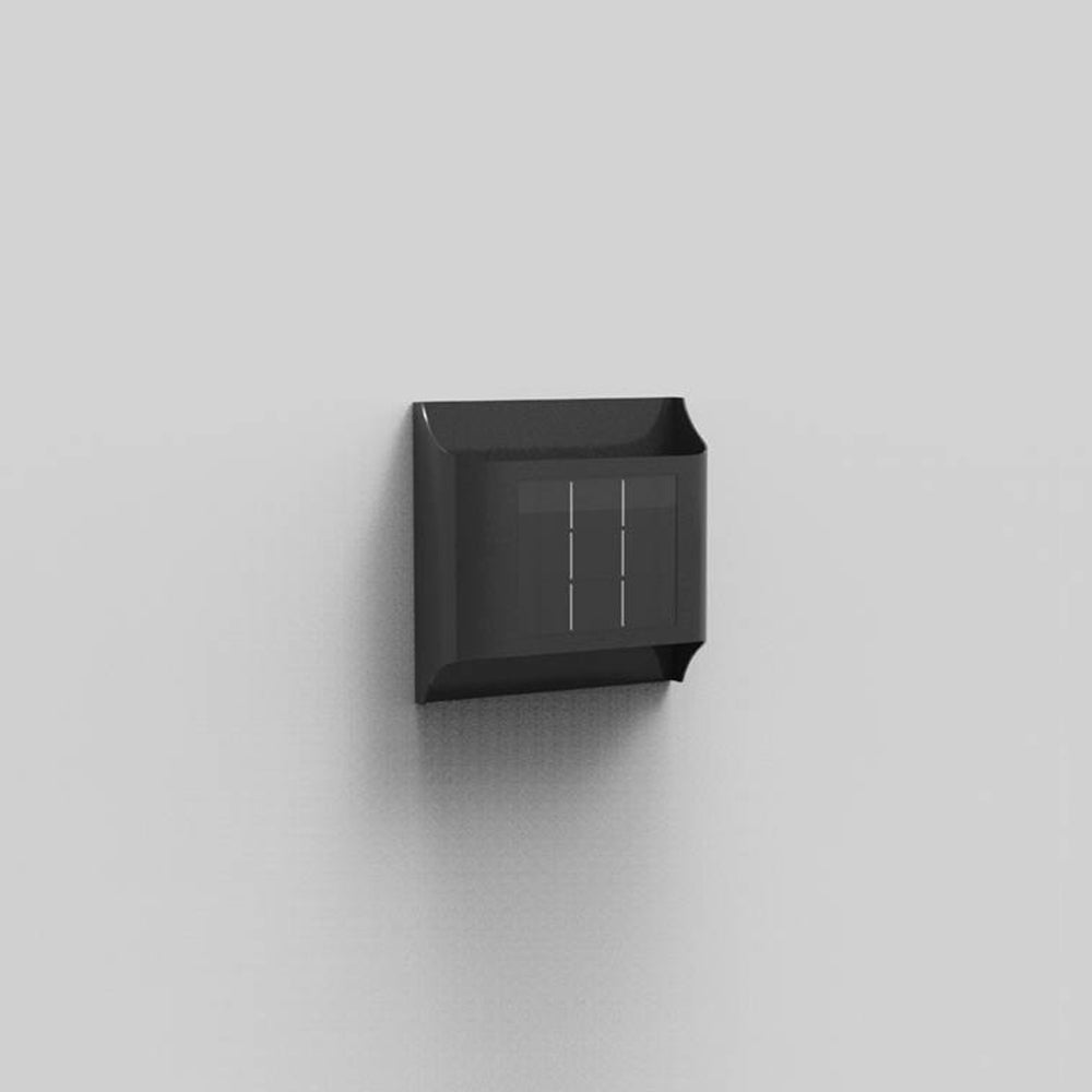Modern LED Up-Down Outdoor Wall Lamp - Solar & Hardwired Options