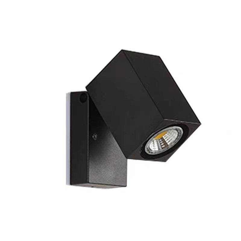 Modern Rotatable Metal LED Outdoor Wall Spotlight – Adjustable and Waterproof