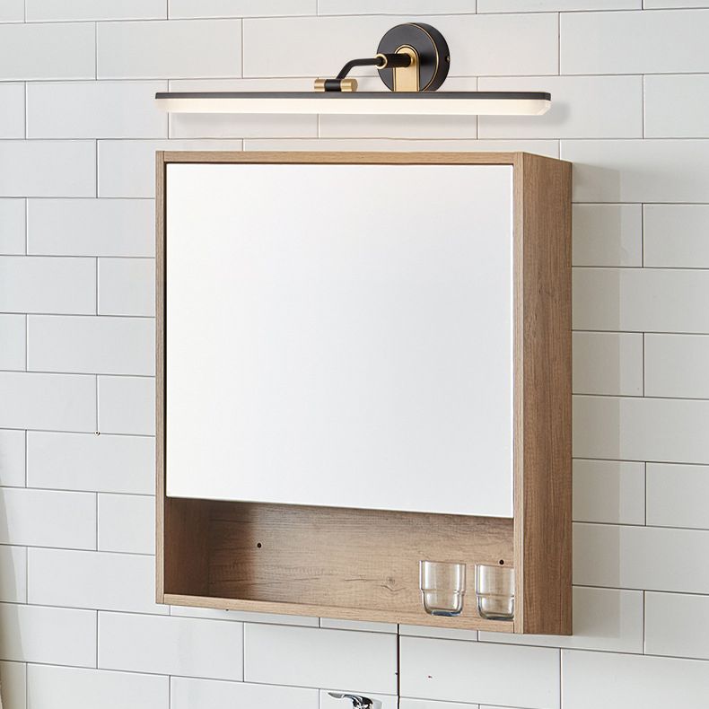 Modern Wall Lamp – Minimalist Black & Brass