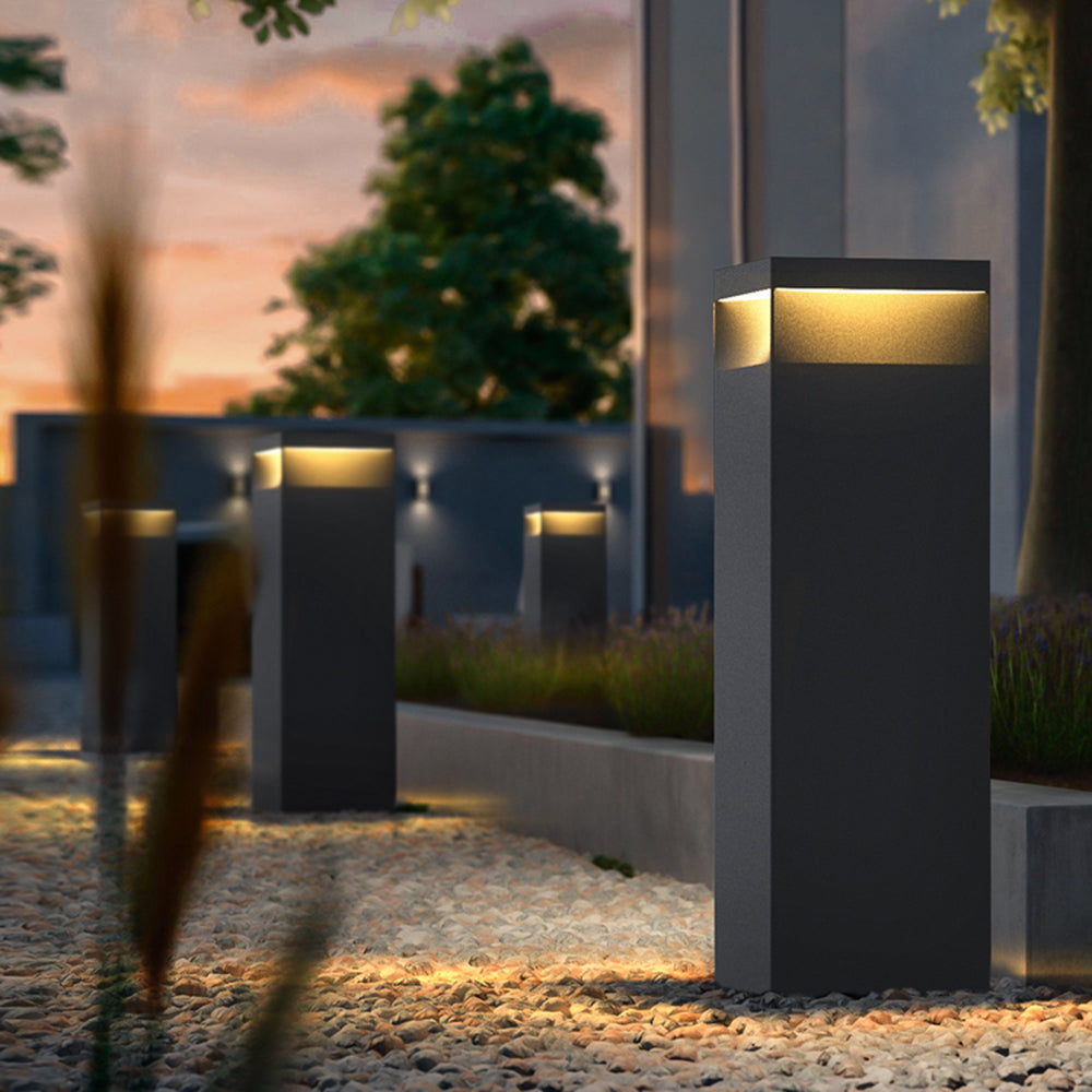 Outdoor Bollard Light – Industrial Warm Glow