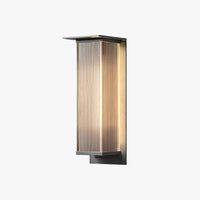 Modern Rectangular Outdoor Wall Lamp with Sleek Waterproof Design