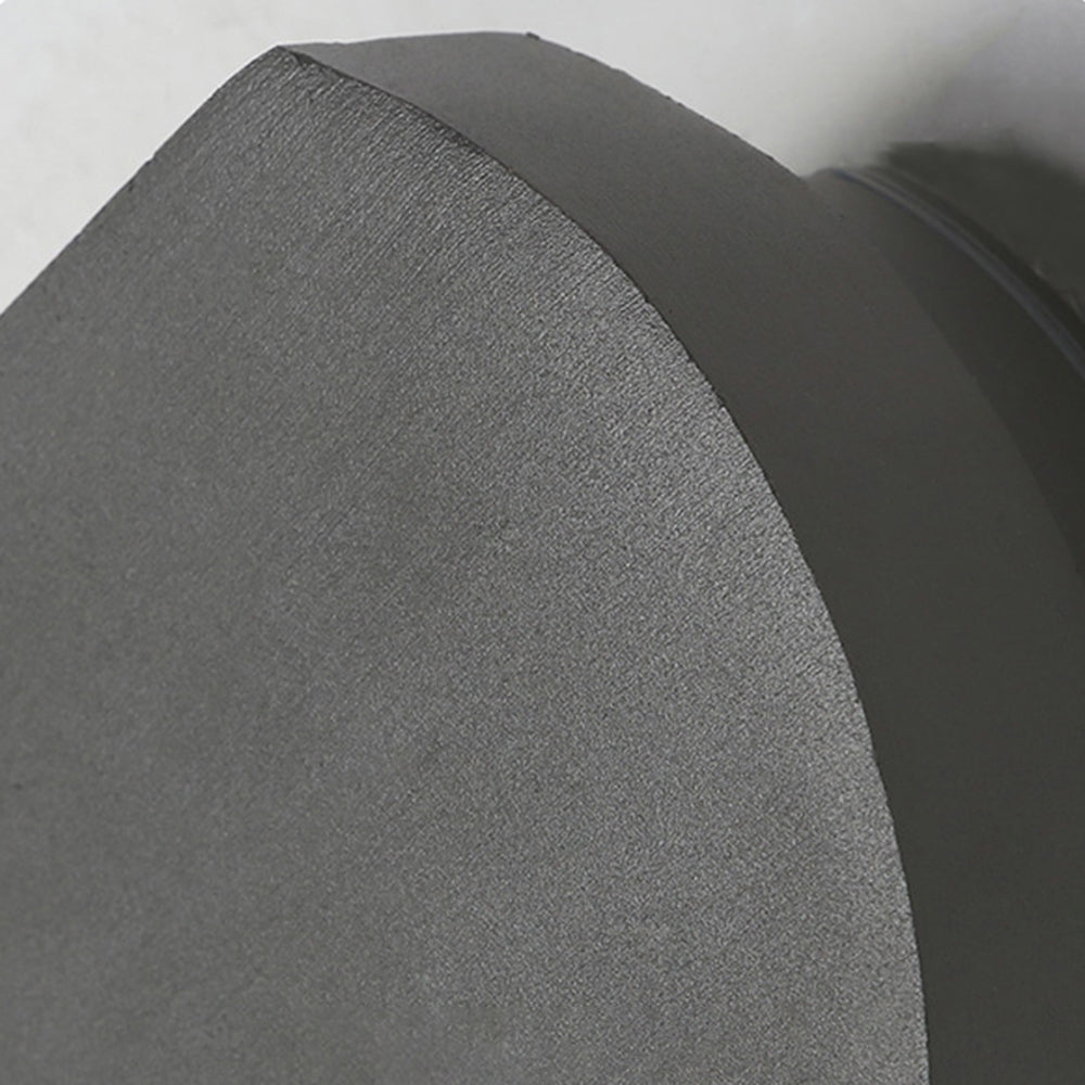 Waterproof Minimalist Geometric Outdoor Wall Lamp – Black or Gray