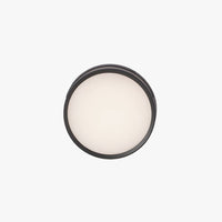 Waterproof Round Black LED Outdoor Wall Lamp – Modern and Minimalist Design